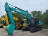 2019 Kobelco SK210 crawler excavator, side view