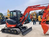 2024 Hitachi Zaxis 50 mini excavator, side view