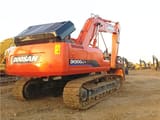 2017 Doosan DH300LC-7 crawler excavator, rear three-quarter view