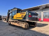 2022 Hyundai HX300ANL crawler excavator, rear three-quarter view