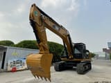 2023 Caterpillar 336D2 crawler excavator, front three-quarter view