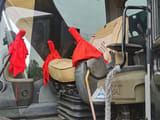 2020 Caterpillar 323DL excavator cab interior view