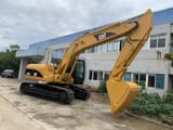 2022 Caterpillar 320CL crawler excavator, side view