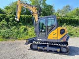 2022 XCMG XE80E crawler excavator, side view