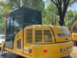 2024 Komatsu PC70-8 mini excavator rear three-quarter view
