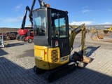 2018 Komatsu PC16R-3HS mini excavator, rear three-quarter view
