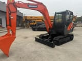 2022 Doosan DX60-9C crawler excavator, side view