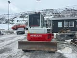 2017 Takeuchi TB153FR mini excavator rear view