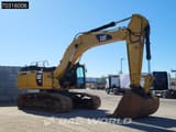 2017 Caterpillar 352F crawler excavator, side view