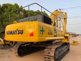 2020 Komatsu PC450-8 crawler excavator rear three-quarter view