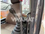 2015 Kobelco SK75 mini excavator cab interior view