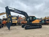 2024 Hyundai R225LC-9T crawler excavator, side profile view