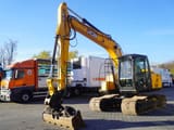 2016 JCB JS145LC crawler excavator, side view