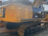 2022 Caterpillar 325D crawler excavator rear three-quarter view