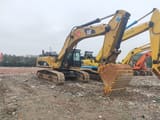 2022 Caterpillar 349DL crawler excavator, side view