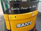 Sany SY18C mini excavator rear view