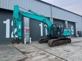 2019 Kobelco SK210LC-10 crawler excavator, side profile view