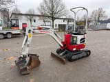 2022 Takeuchi TB210R mini excavator, side view