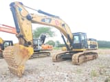 2022 Caterpillar 349DL crawler excavator, side view