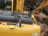 2020 Komatsu PC200 crawler excavator rear view