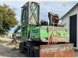 2008 Sennebogen 723 material handler, rear three-quarter view