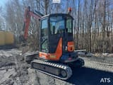 2019 Hitachi ZX38U-6 mini excavator, side view
