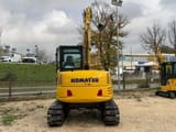 2022 Komatsu PC80MR-5 mini excavator, rear view
