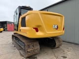 2020 Caterpillar 317 GC crawler excavator, rear three-quarter view