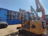 2020 Caterpillar 306E2 crawler excavator, rear three-quarter view