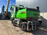2021 Sennebogen 821E material handler, rear three-quarter view
