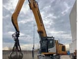 2017 Liebherr LH40 M material handler, front three-quarter view
