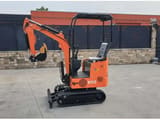 2026 JPC KV12 mini excavator, front three-quarter view