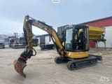 2017 Caterpillar 303.5ECR mini excavator, side profile view
