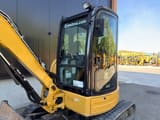 2020 Caterpillar 303.5ECR mini excavator cab and boom view