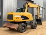 2008 Caterpillar M315D wheel excavator, rear three-quarter view