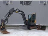 2014 Volvo ECR58D mini excavator, side view