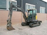 2018 Volvo ECR50D mini excavator, side view
