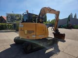 2017 CASE CX75C SR mini excavator, rear three-quarter view