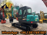2023 Sunward SWE80E9 mini excavator, rear three-quarter view