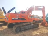 2023 Doosan DH225LC-7 crawler excavator, rear three-quarter view