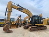 2012 Caterpillar 329E crawler excavator, side view