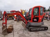 2011 Bobcat 425 EG mini excavator, side view