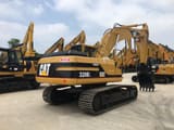2020 Caterpillar 320BL crawler excavator, rear three-quarter view