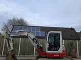 2018 Takeuchi TB153FR mini excavator side view