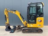 2021 Caterpillar 301.8 mini excavator, side view