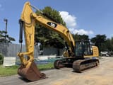 2016 Caterpillar 336FL crawler excavator, side view