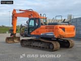 2020 Doosan DX225LC-5 crawler excavator, rear three-quarter view