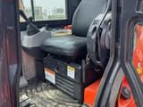 2022 Kubota U55 mini excavator cab interior view