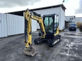 2019 Yanmar SV26 mini excavator, front three-quarter view
