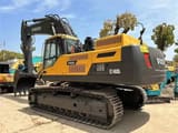 2023 Volvo EC480DL crawler excavator, rear three-quarter view